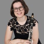 girl with clarinet