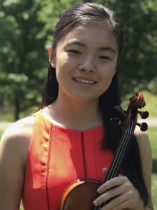 16-year-old violinist Kayleigh Kim