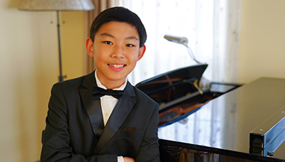 13-year-old pianist Jerry Chang